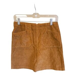 F & F Brown Corduroy Mini Skirt